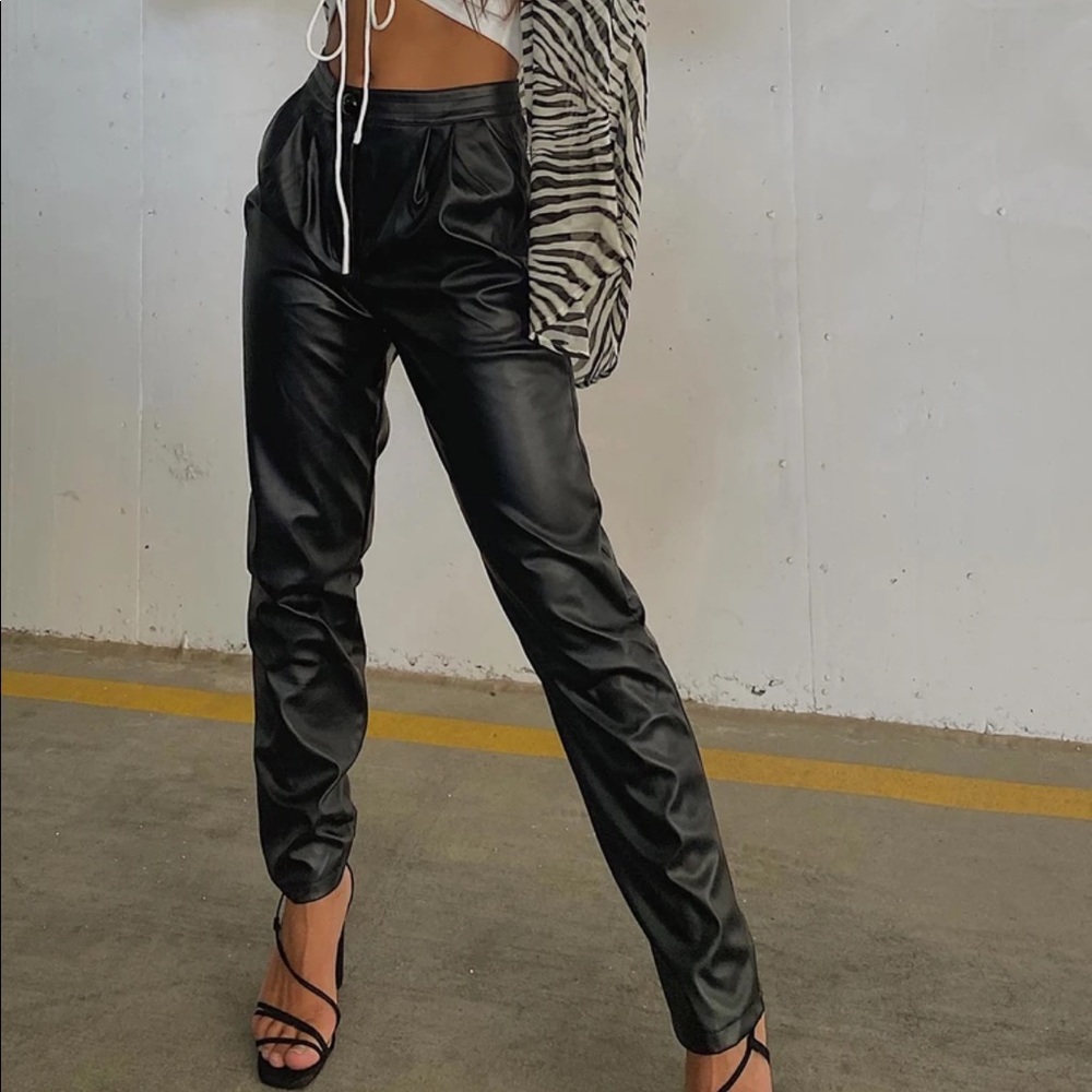 Princess Polly Love Club pleather pants